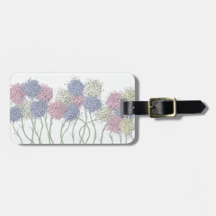 Söt Pastel Färgad Flowers Bagagebricka