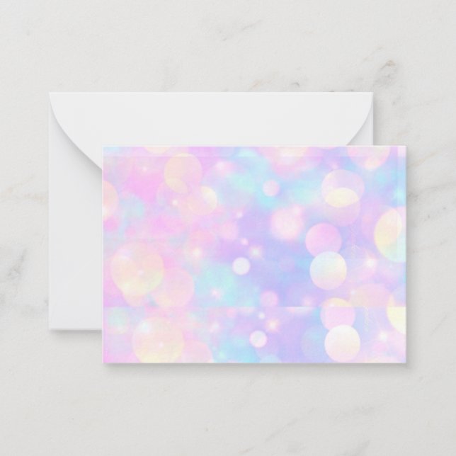 Söt Pastel Lavender Blank Notecards Anteckningskort (Framsida)