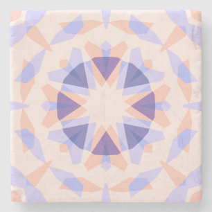 Söt Pastel Lila Peach Star Eclectic Kitsch Stenunderlägg