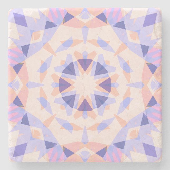 Söt Pastel Lila Peach Star Girls Decorative Stenunderlägg (Framsidan)
