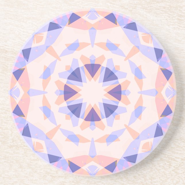 Söt Pastel Lila Peach Star Girls Decorative Underlägg (Framsidan)