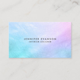 Söt Pastel Mor i Pearl Elegant Visitkort