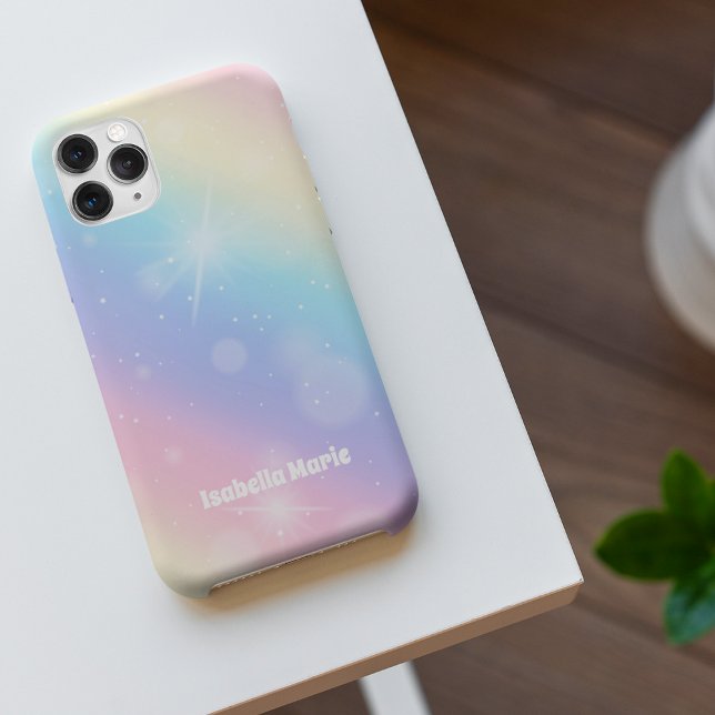 Söt Pastel Rainbow Gnistra Girly Personlig (Skapare uppladdad)