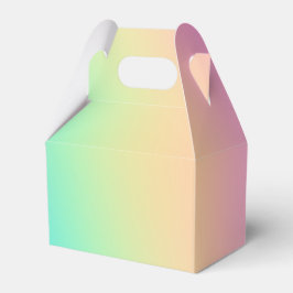 Söt Pastel Rainbow Gradient Bröllop Presentaskar