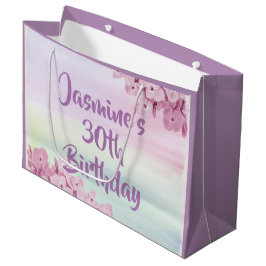 Söt Pastel Rosa Hydrangea Watercolor