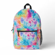 Söt Pastel Tie Dye Backpack