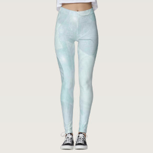 Söt Pastel under Snäckorna Sea Blue Vatten Leggings