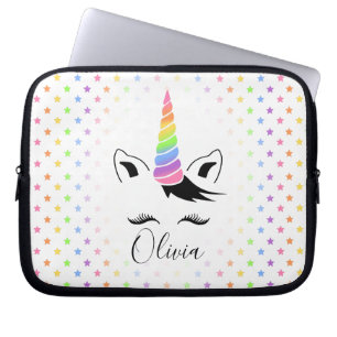 Söt Pastel Unicorn Laptop Fodral