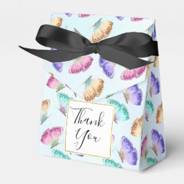 Söt Pastel Watercolor Butterfly Mönster Presentaskar