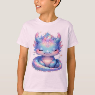 Söt Pastell Baby Drake T Shirt