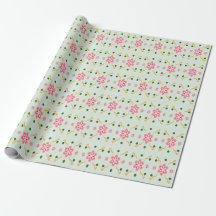 Söt Pastell Blommig Sömlös Mönster söt rosa