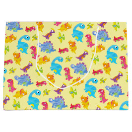 Söt Pastell Gul Unisex Bebis Dinosaurie Födelsedag