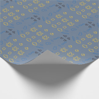 Söt Pastell Kawaii Estetisk Minimalistisk Mönster Presentpapper
