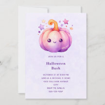 Söt Pastell Pumpa Halloween