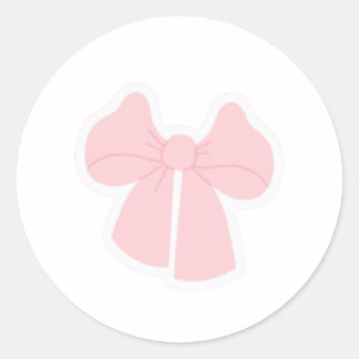 Söt Pastell Rosa Båge Klistermärke | Kawaii Coquet