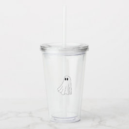 Söt Pastell Spökdesign Take Away Mugg