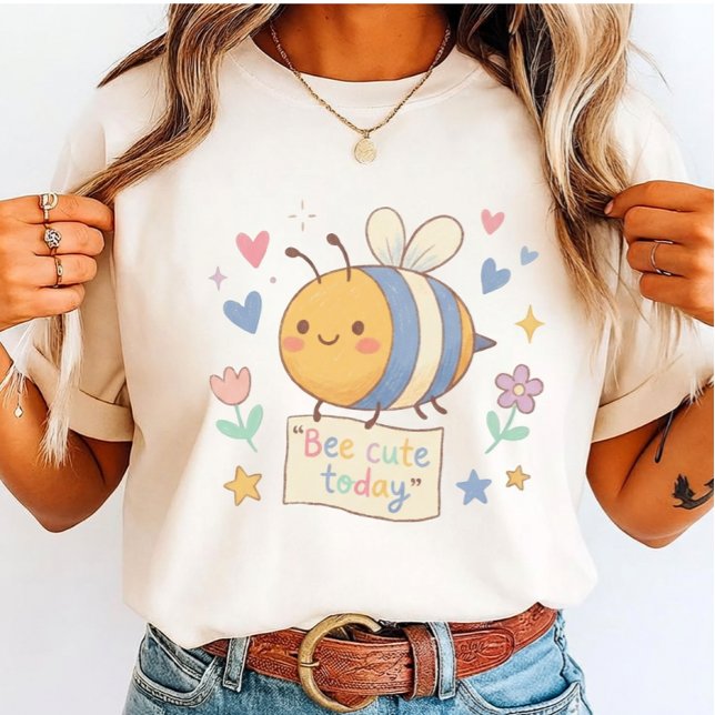 Söt Pastellbi present till bieälskare T Shirt (Skapare uppladdad)