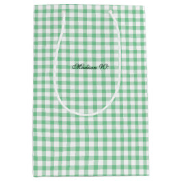 Söt Pastellgrön Gingham-mönster