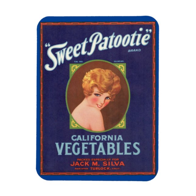 Söt Patootie-märke Magnet (Vertikal)