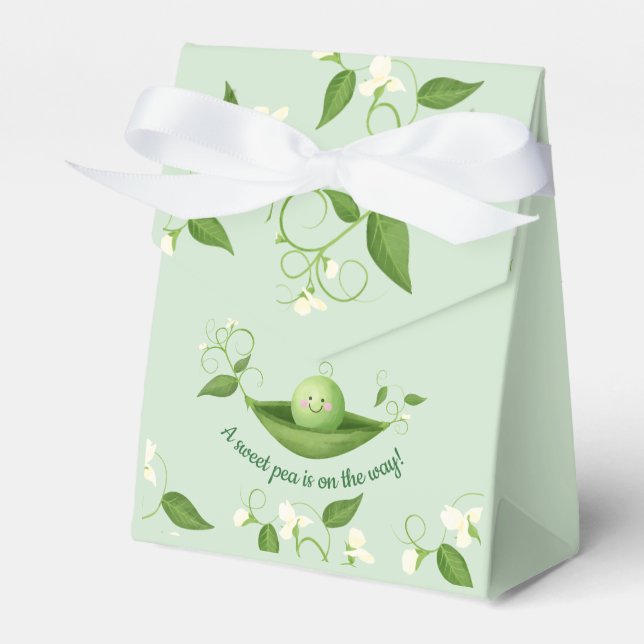 Söt Pea är på väg mot babyskor Presentaskar (Framsidan Sidan)