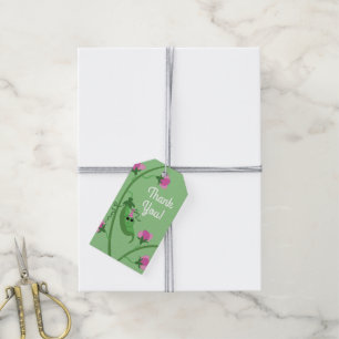 Söt Pea Cute 1:a födelsedag Party Presentetikett
