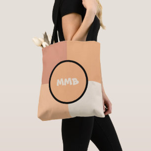Söt Peach-kvadrater Tygkasse