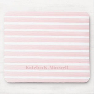 Söt Peach Rosa Stripe Musmatta