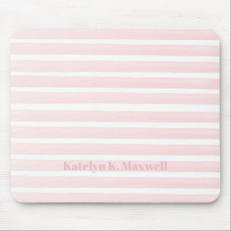Söt Peach Rosa Stripe Musmatta