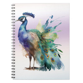 Söt Peacock Anteckningsbok
