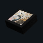 Söt Peacock Guld jul Minnesask<br><div class="desc">Söt Peacock Guld Glam inspirerar till jul eller tillfälle</div>