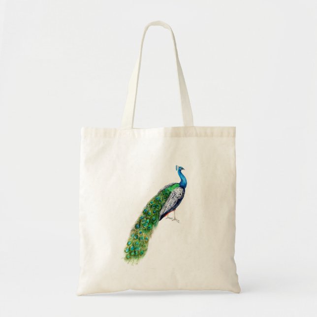 Söt Peacock Tygkasse (Framsidan)
