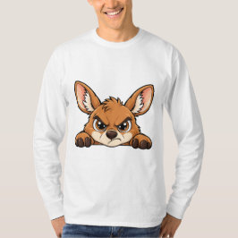 Söt peekaboo-känguru t shirt