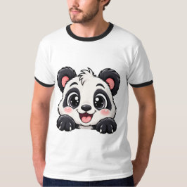 Söt Peekaboo Panda T Shirt