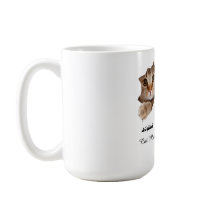 Söt Peekaboo Tabby Katt Kattmamma Pappersreva Mugg