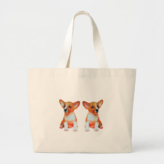Söt Pembroke Welsh Corgi Hundälskare Totebag Jumbo Tygkasse