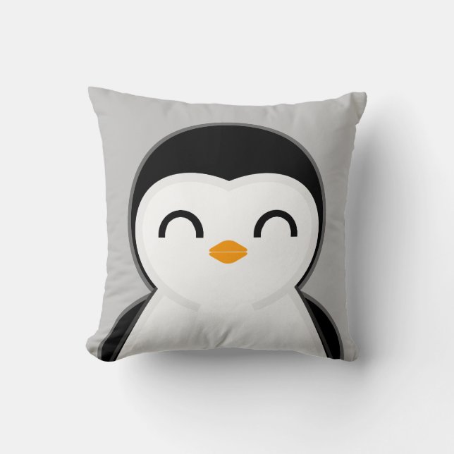 Söt penguin personlig KIDS ROOM-yngeldeka  Kudde (Framsida)
