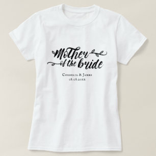 Söt Penselskript Budens mamma T Shirt