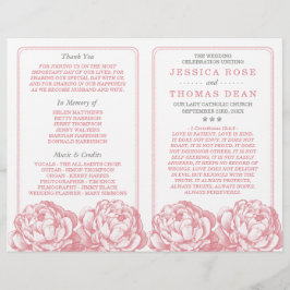 Söt Peony Blommigt Bröllop Collection