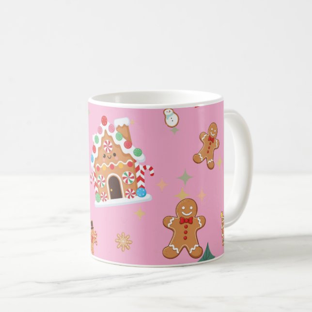 Söt pepparkaka kaffemugg (Framsida höger)