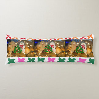 Söt pepparkakjulskropppskudde kroppskudde