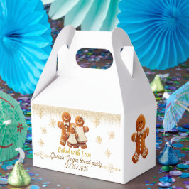 Söt Pepparkaksdekorationsfest Presentaskar