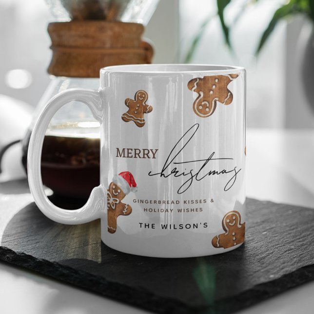Söt Pepparkaksgubbe jul Kaffemugg (Skapare uppladdad)