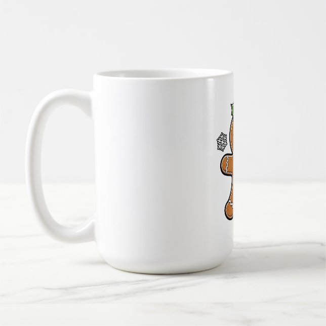Söt pepparkaksgubbe kaffemugg (Vänster)