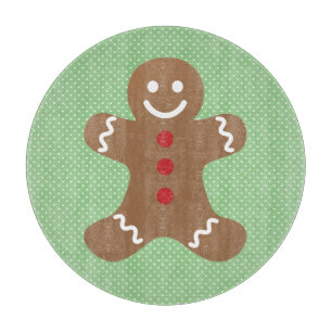Söt pepparkaksgubbe och gröna prickar