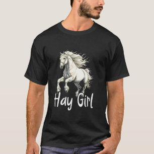 Söt Percheron Häst Ridning Drag Häst Ägare Humor T Shirt
