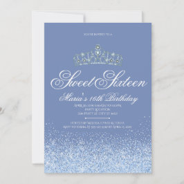 Söt Periwinkle Glitter, Sverige 16 inbjudningar