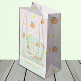 Söt persika 1:a födelsedag