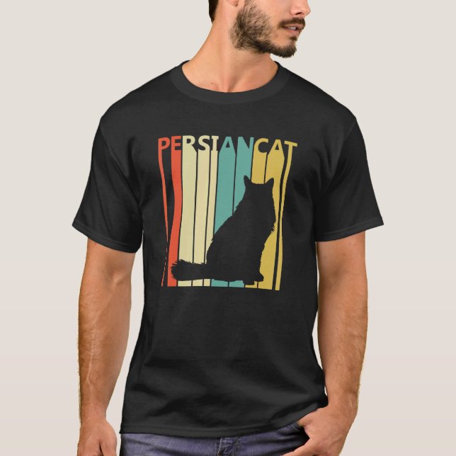 Söt persisk katt t shirt (Framsida)