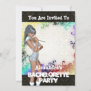 Söt personlig bachelorette Party Inbjudningar