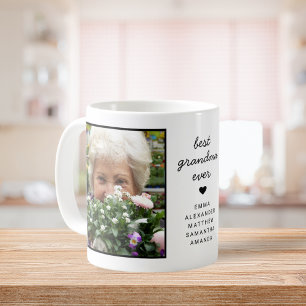 Söt Personlig Bästa Mormor Någonsin Foto Kaffemugg